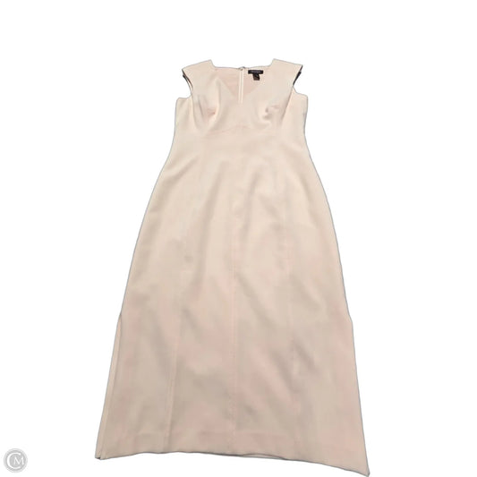 Dress Casual Midi By White House Black Market In Coral, Size: S