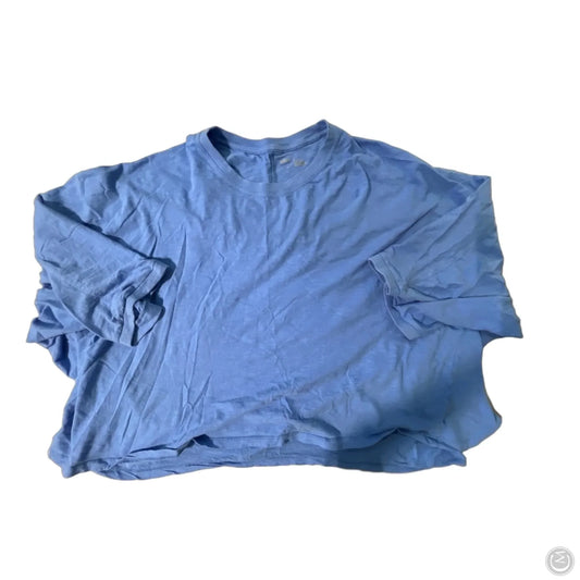 Top Short Sleeve By Aerie In Blue, Size: Xl