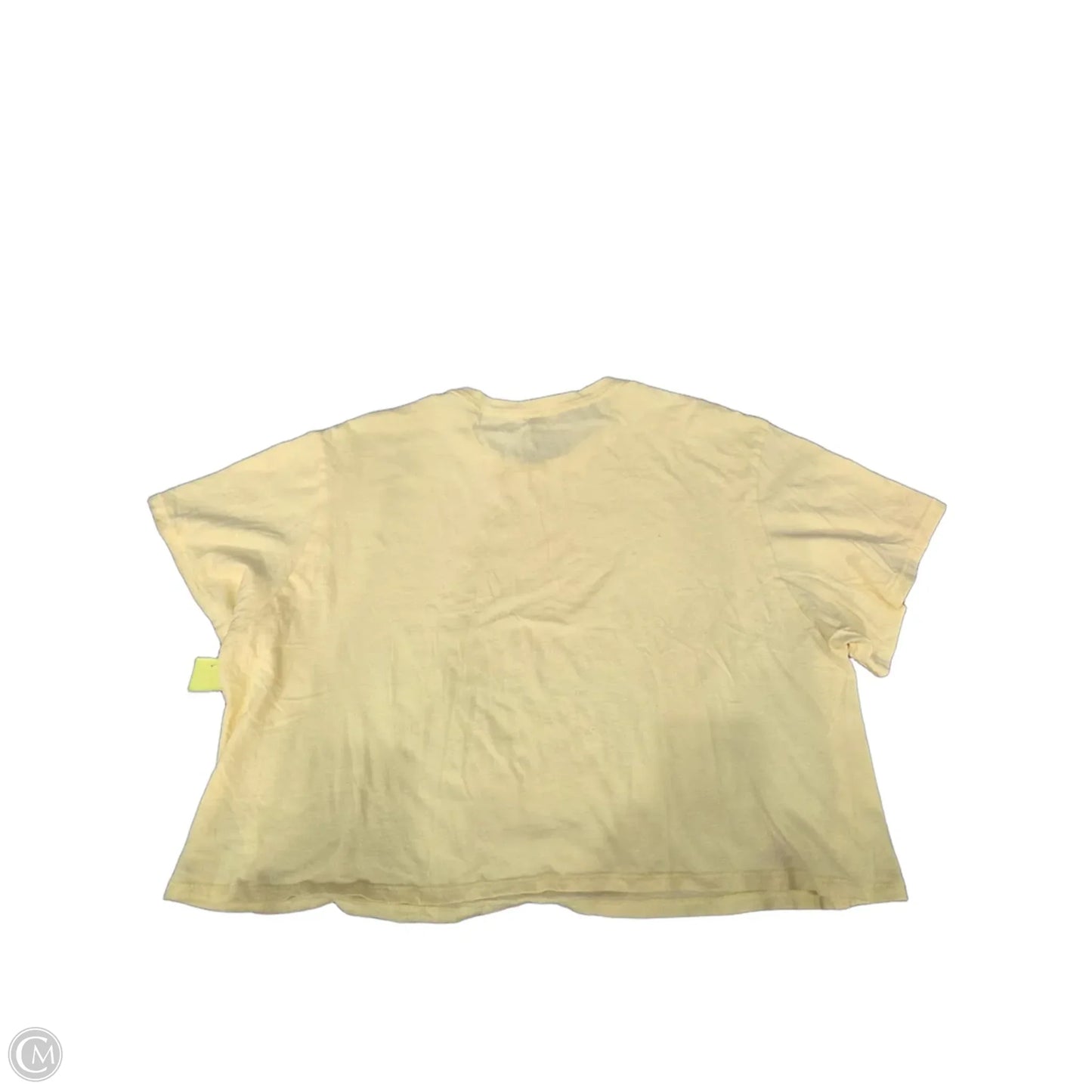 Top Short Sleeve By American Eagle In Yellow, Size: Xxl