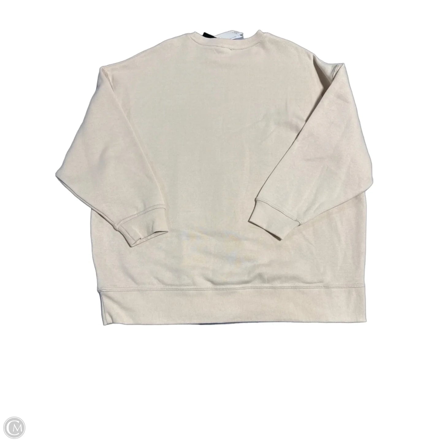Top Long Sleeve Basic By Cmc In Cream, Size: M