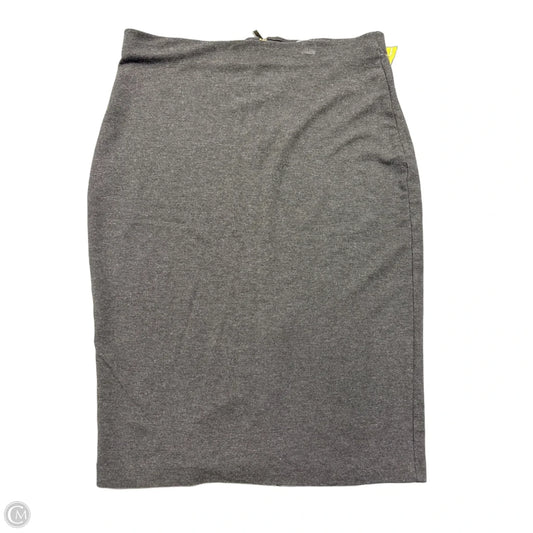 Skirt Midi By H&m In Grey, Size: L