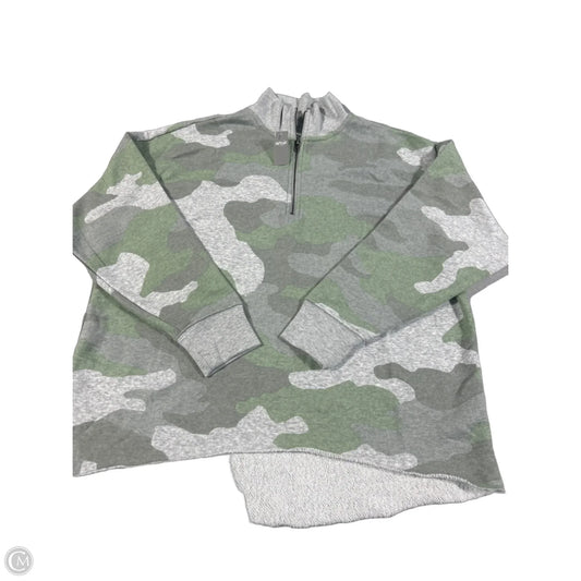Top Long Sleeve By Aerie In Camouflage Print, Size: Xs
