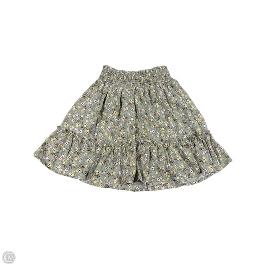 Skirt Mini & Short By Lola In Green, Size: S