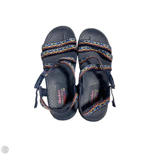 Sandals Flats By Skechers In Blue, Size: 6