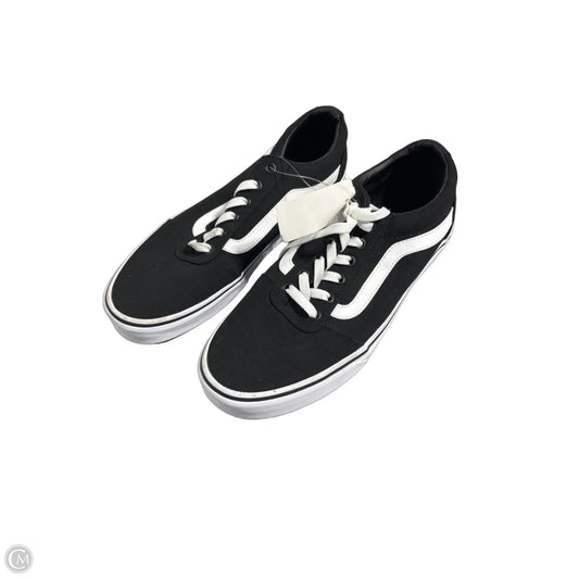 Shoes Sneakers By Vans In Black & White, Size: 11
