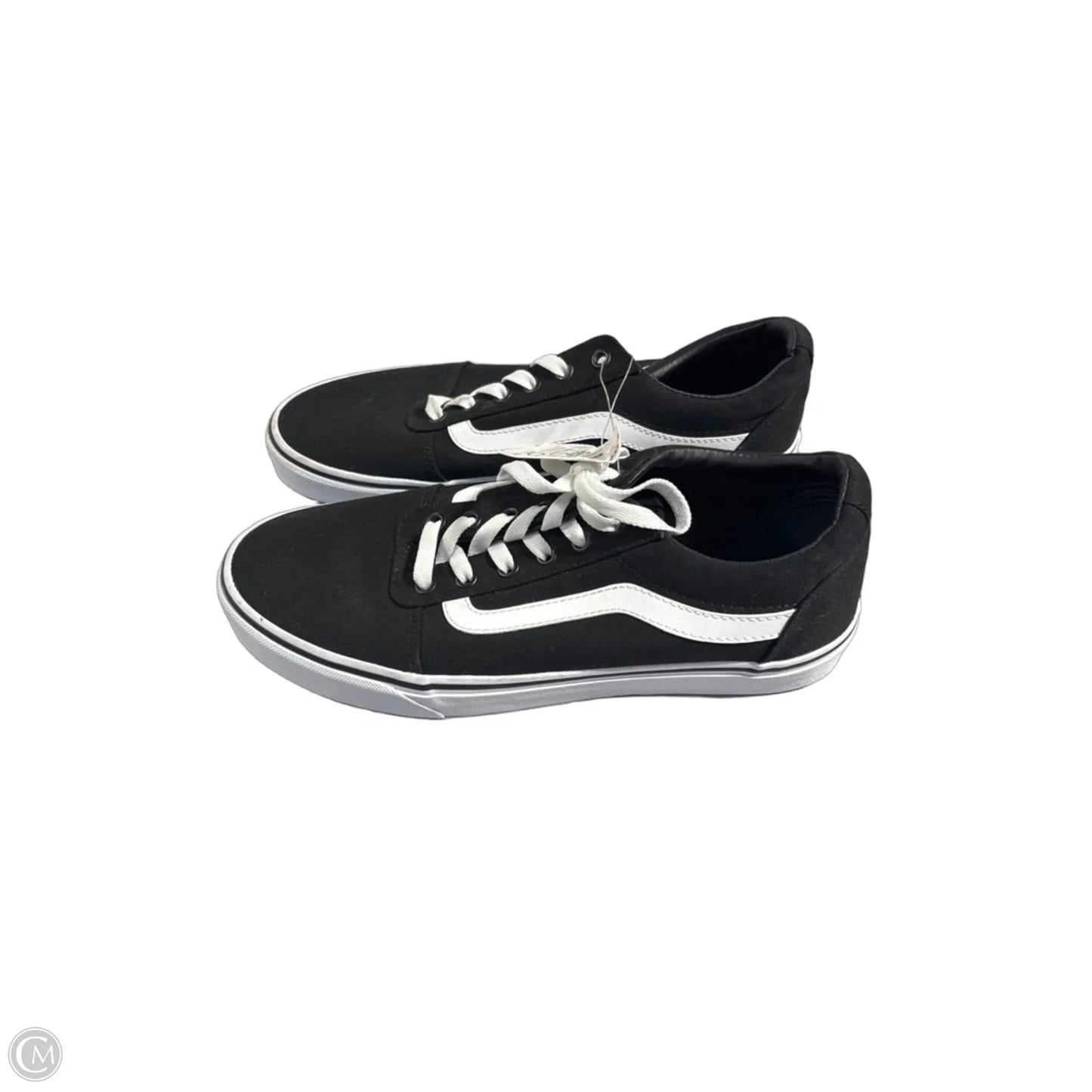 Shoes Sneakers By Vans In Black & White, Size: 11