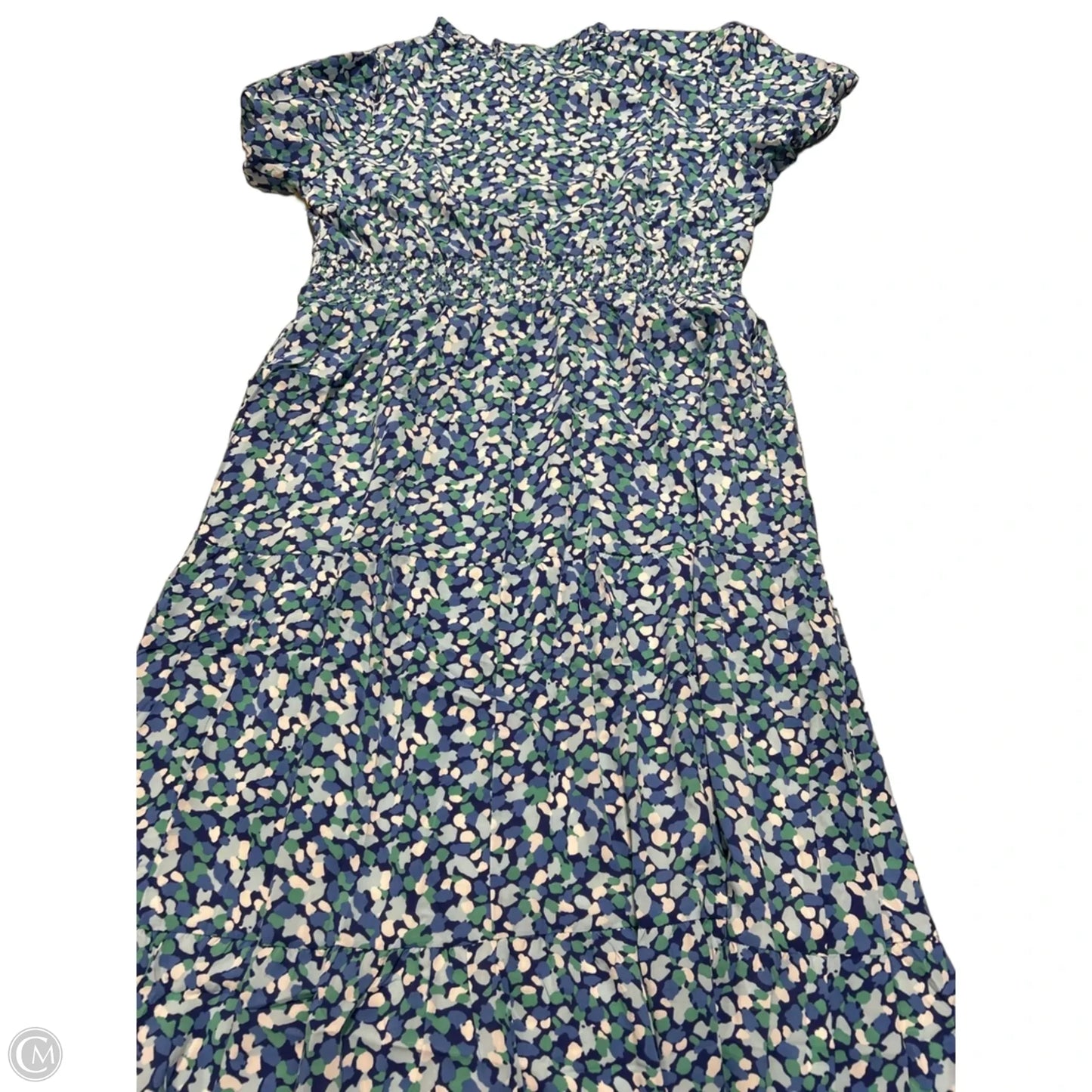 Dress Casual Maxi By Prettygarden In Blue & Green, Size: Xxl