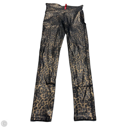 Athletic Leggings By Spanx In Animal Print, Size: M