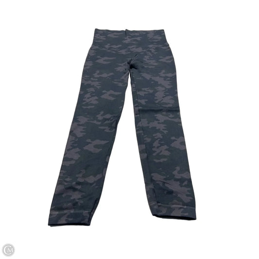 Athletic Leggings By Spanx In Camouflage Print, Size: L