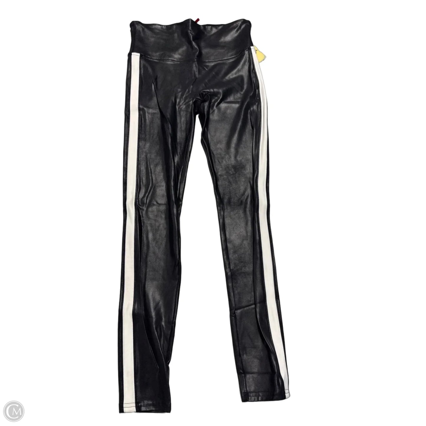 Athletic Leggings By Spanx In Black & White, Size: M