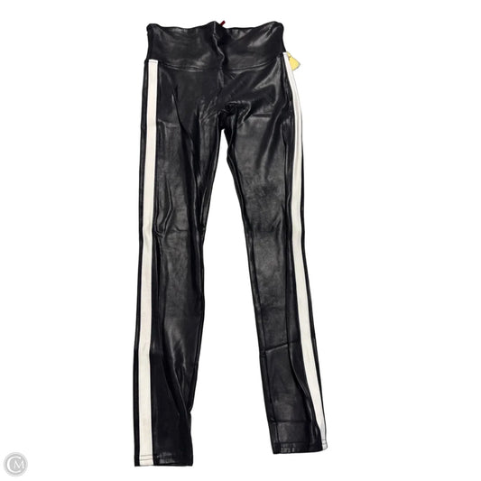 Athletic Leggings By Spanx In Black & White, Size: M