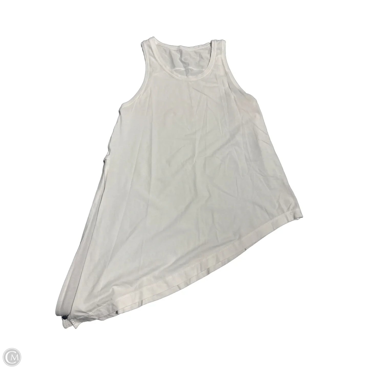 Athletic Tank Top By Lululemon In White, Size: 8