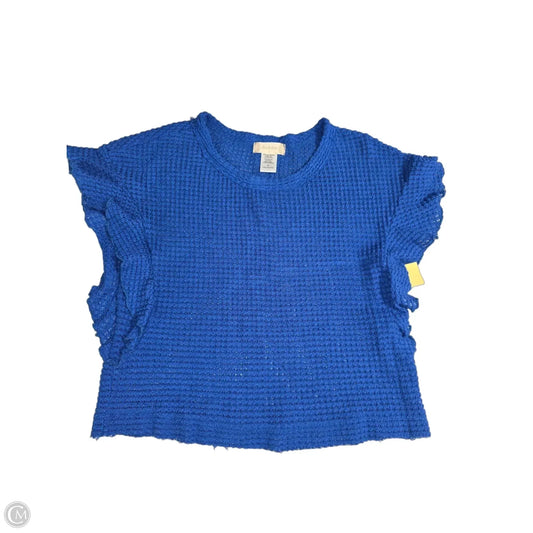 Top Short Sleeve By Altard State In Blue, Size: S