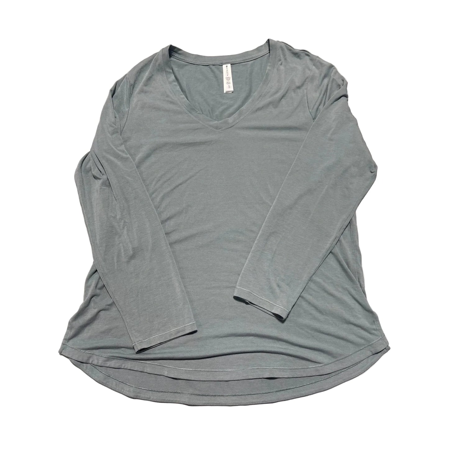 Athletic Top Long Sleeve Collar By Athleta In Blue, Size: Xl