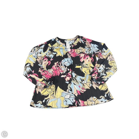 Blouse Long Sleeve By White House Black Market In Black, Size: Xs