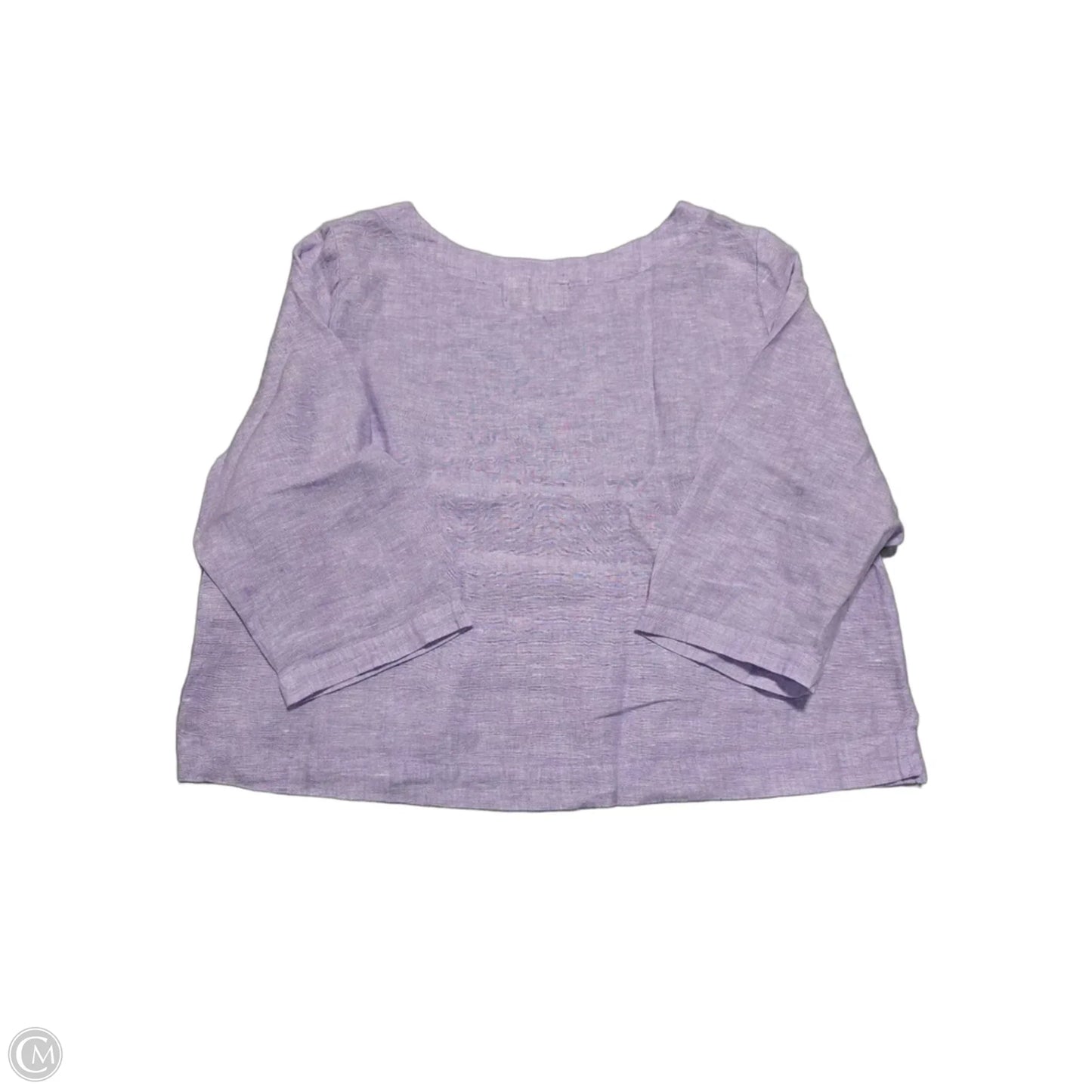 Blouse Designer By Halston In Purple, Size: Xl