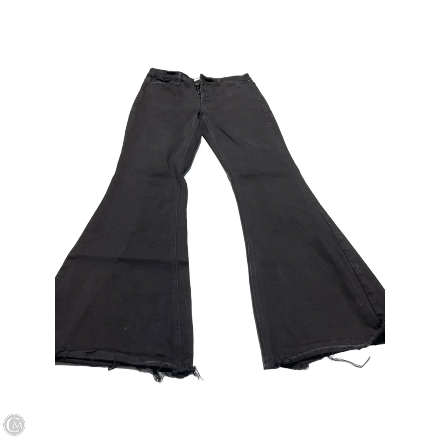 Jeans Flared By Vervet In Black, Size: 12