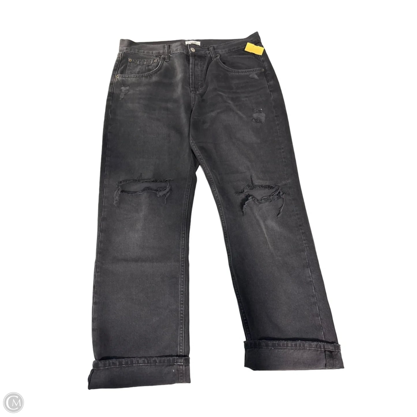 Jeans Straight By Cmc In Black, Size: 12