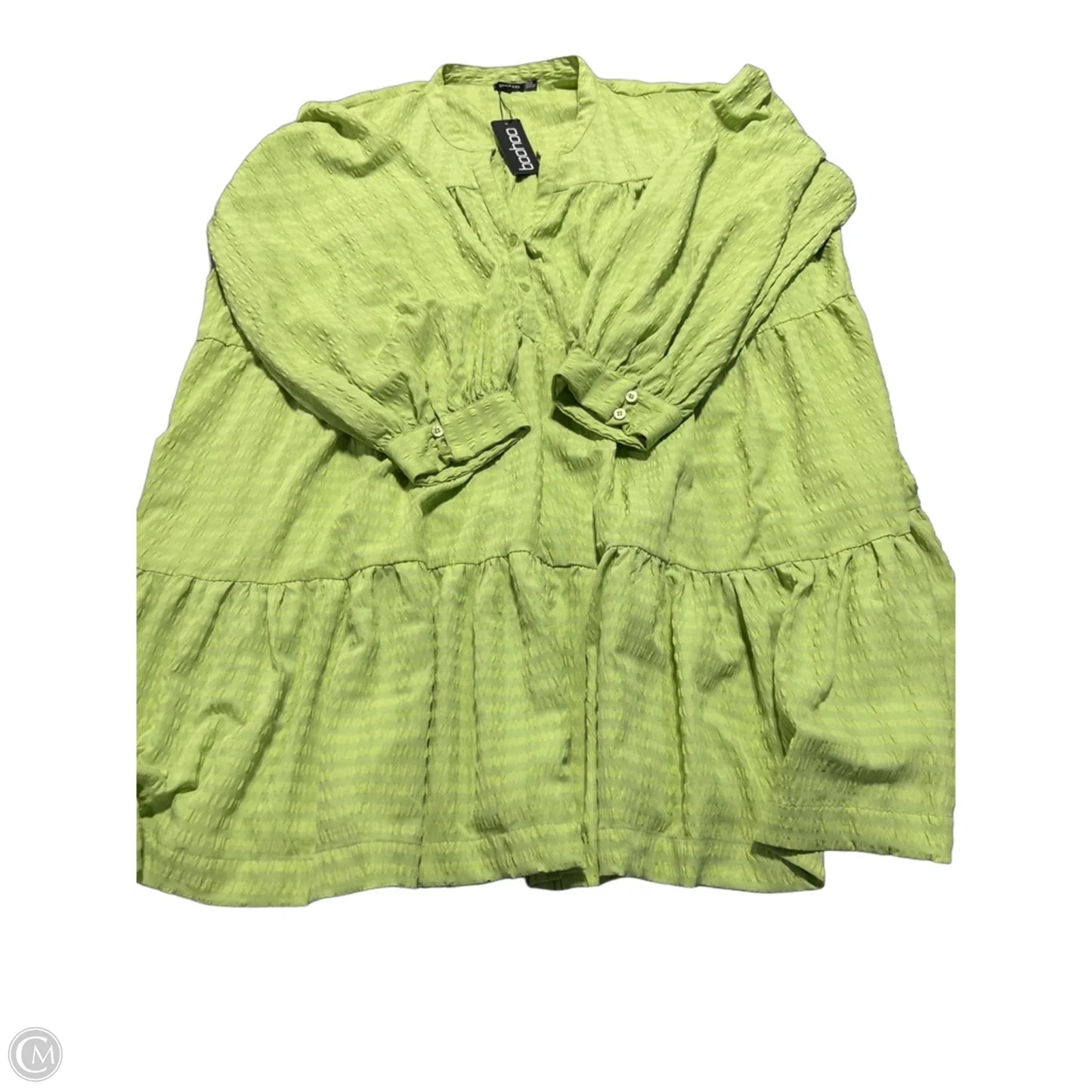 Dress Casual Short By Boohoo Boutique In Green, Size: 3x
