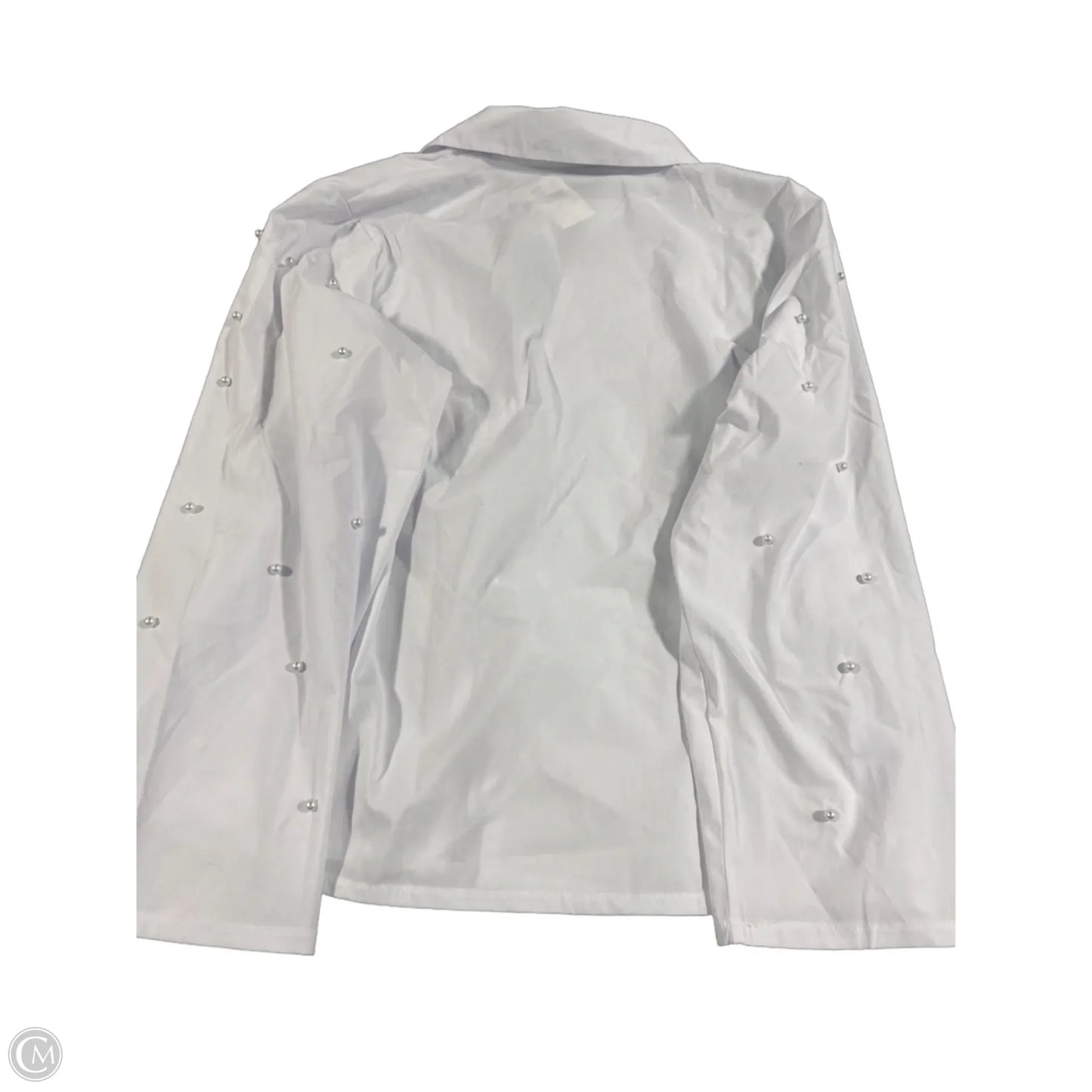 Top Long Sleeve By Cato In White, Size: 3x