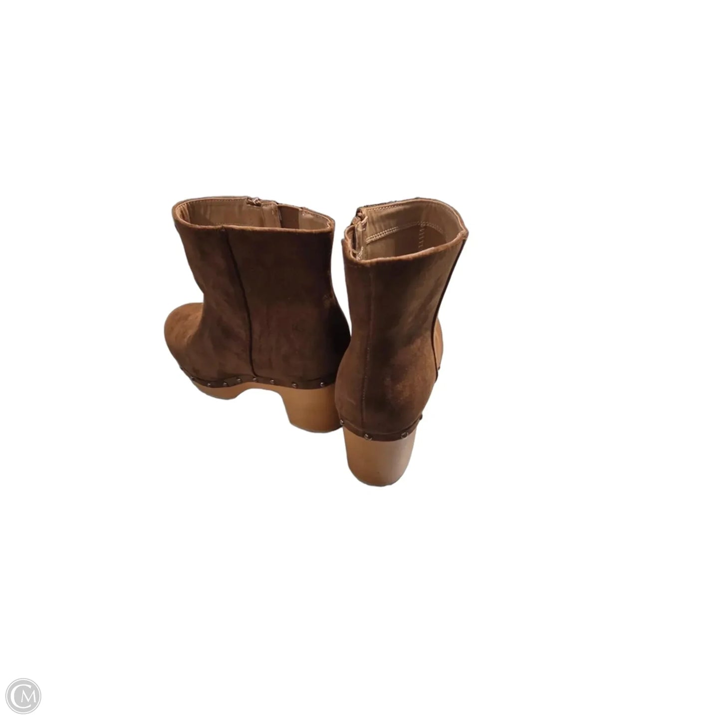 Boots Ankle Heels By Torrid In Tan, Size: 12