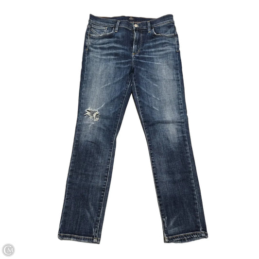 Jeans Skinny By Agolde In Blue Denim, Size: 6