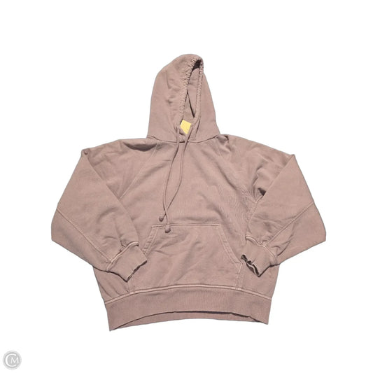 Sweatshirt Hoodie By Madewell In Tan, Size: Xxs