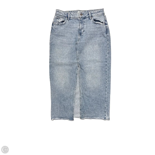 Skirt Maxi By Maurices In Blue Denim, Size: M