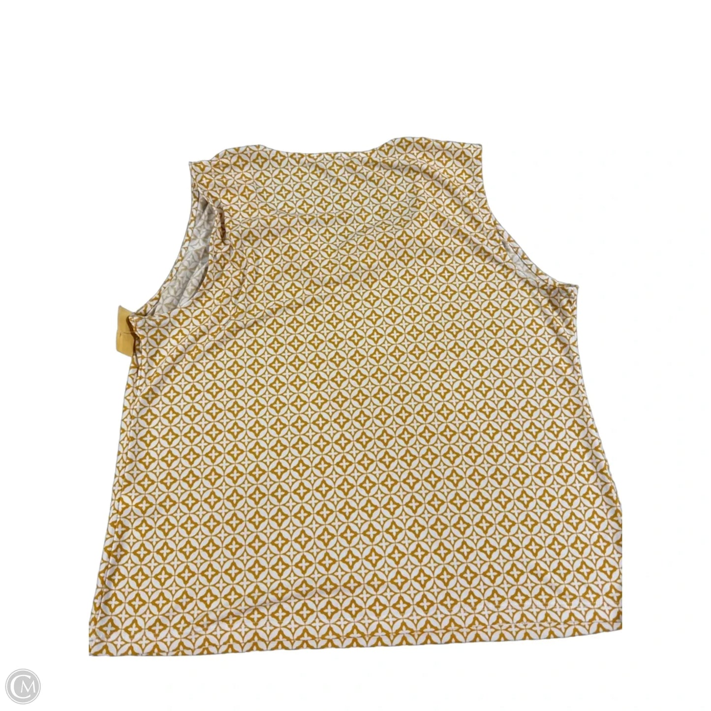 Top Sleeveless By 41 Hawthorn In Yellow, Size: Xl