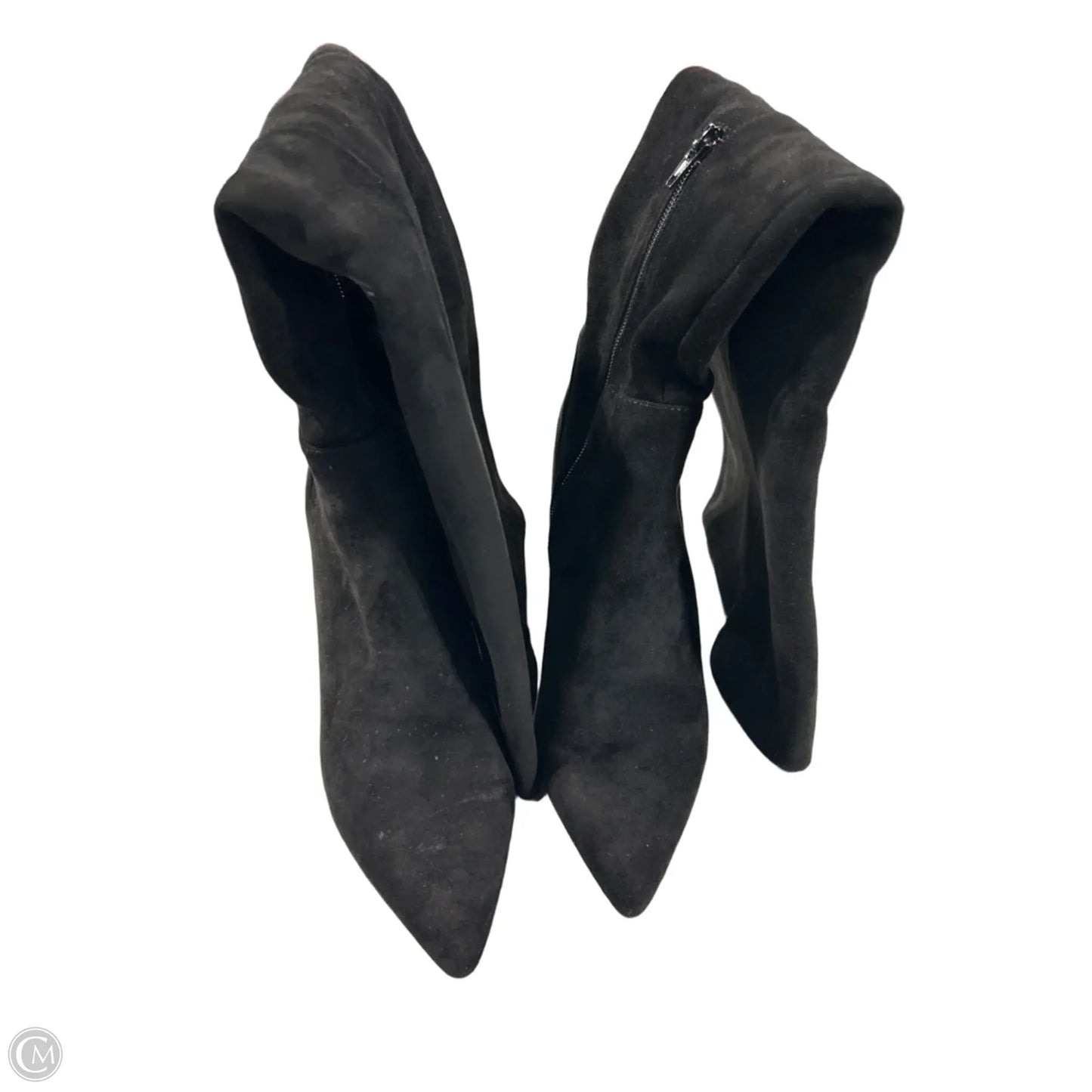 Boots Mid-calf Heels By Charles By Charles David In Black, Size: 8.5