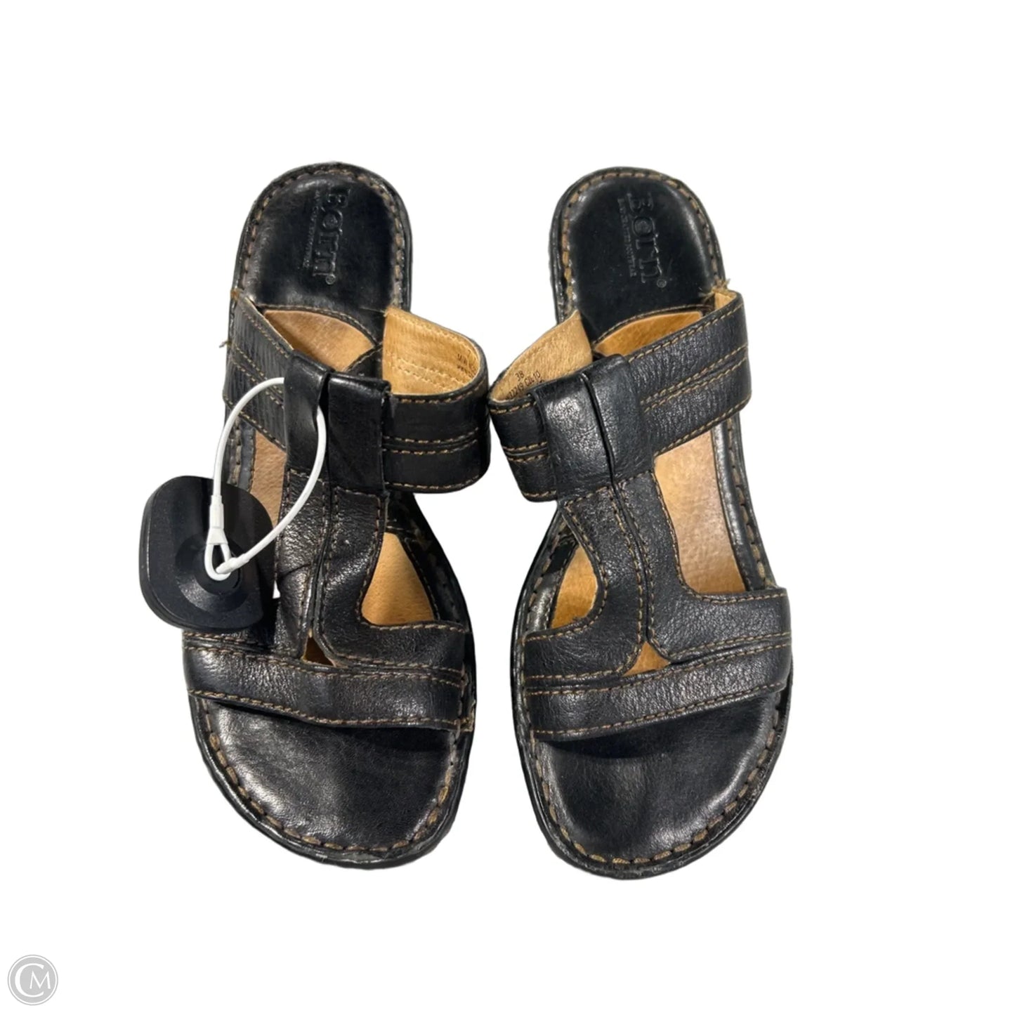 Sandals Flats By Born In Brown, Size: 7