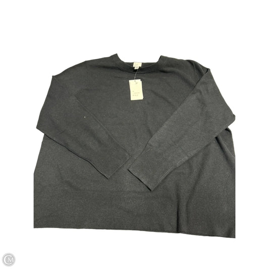 Top Long Sleeve Basic By A New Day In Black, Size: 2x