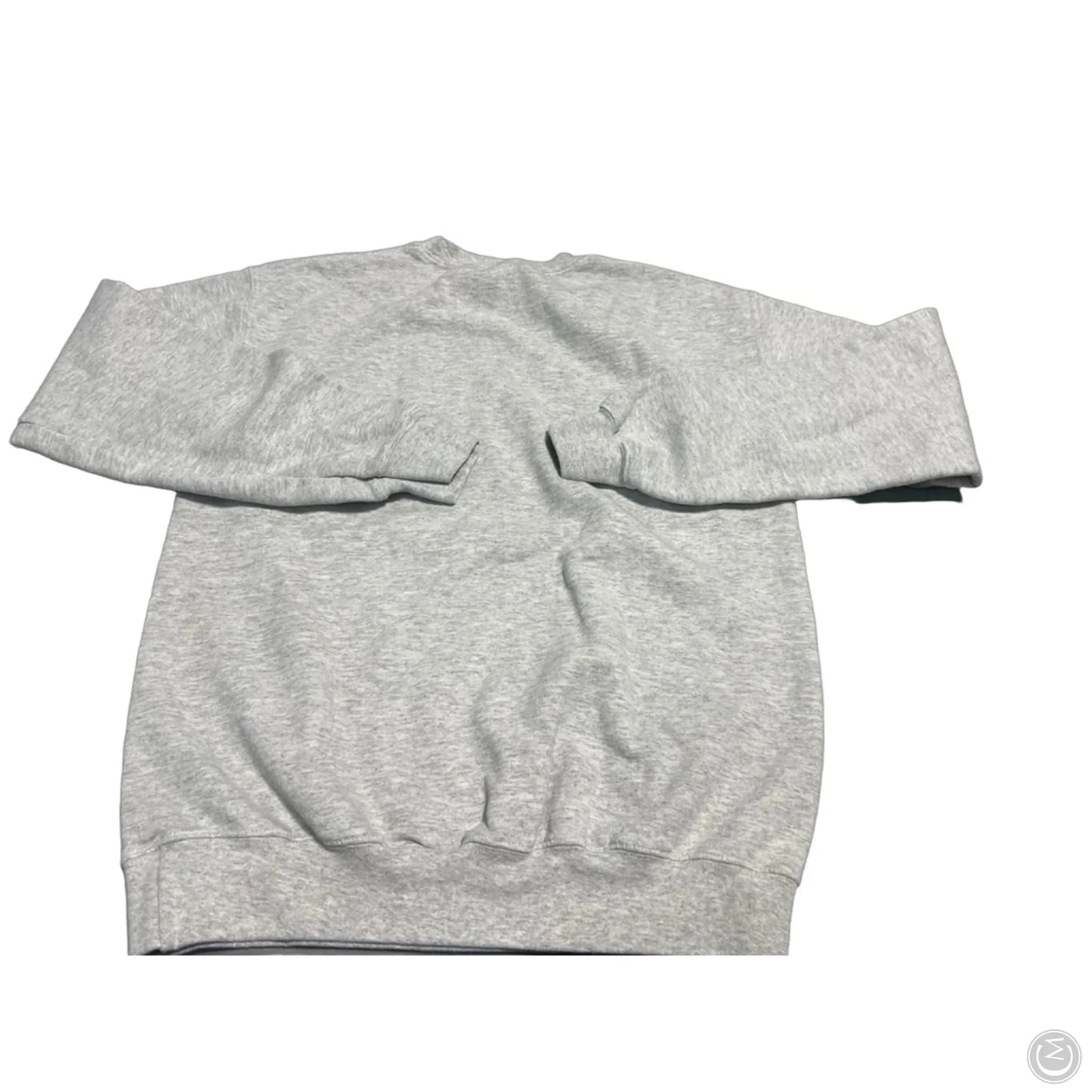 Top Long Sleeve By Gildan In Grey, Size: S