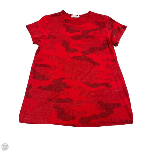 Top Short Sleeve By Rag And Bone In Red, Size: M