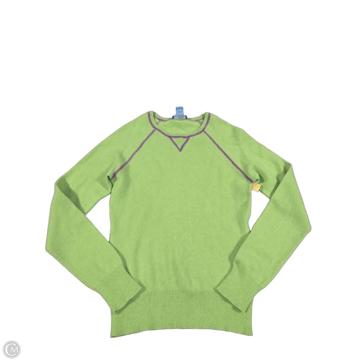 Sweater By White And Warren In Green, Size: M