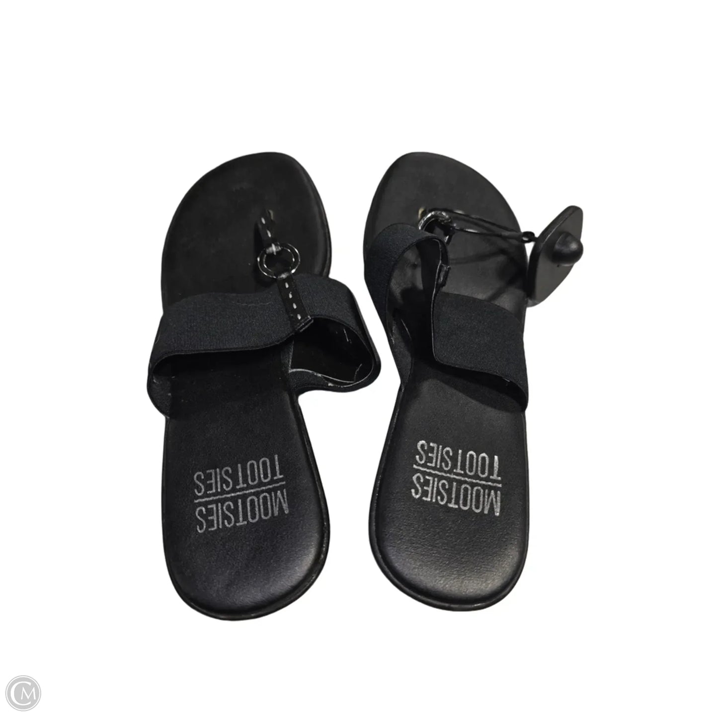 Sandals Flats By Mootsies Tootsies In Black, Size: 6.5