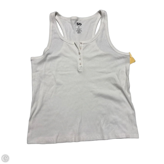 Tank Top By So In White, Size: 2x