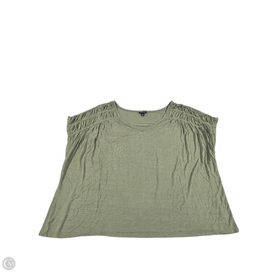 Top Short Sleeve By Torrid In Green, Size: 3x