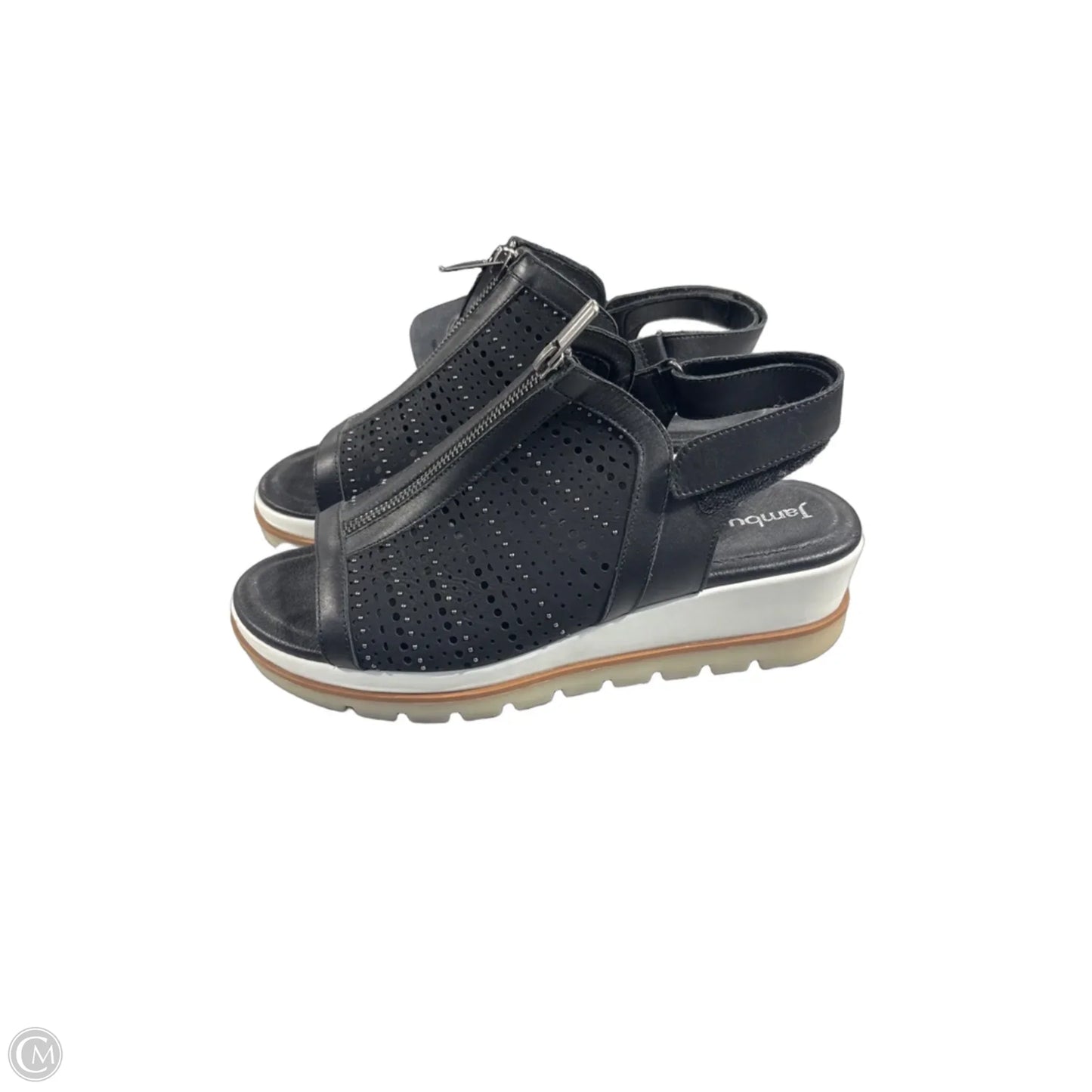 Sandals Flats By Jambu In Black, Size: 10