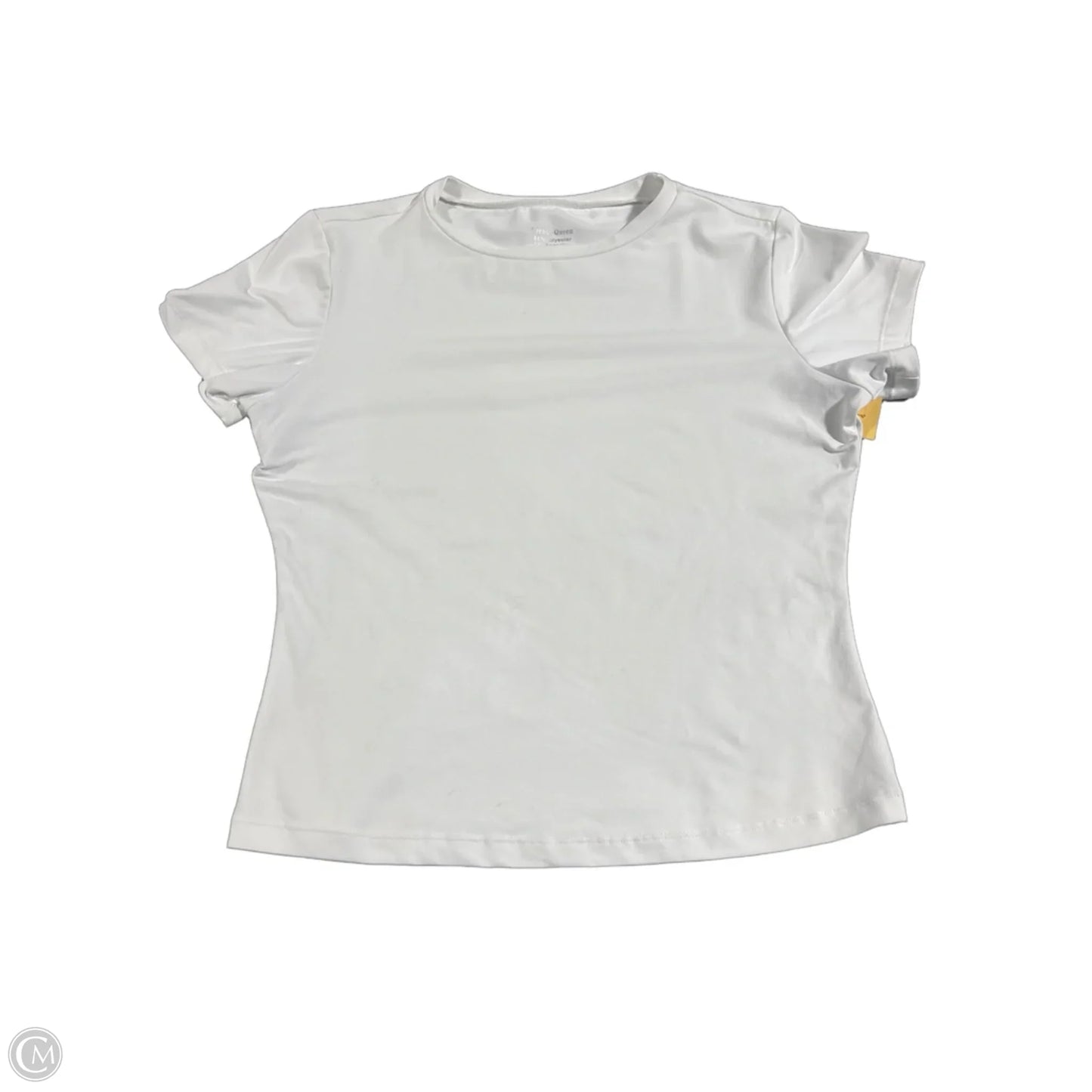 Top Short Sleeve Basic By Trendy Queen In White, Size: L