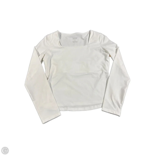 Top Long Sleeve By Trendy Queen In White, Size: L