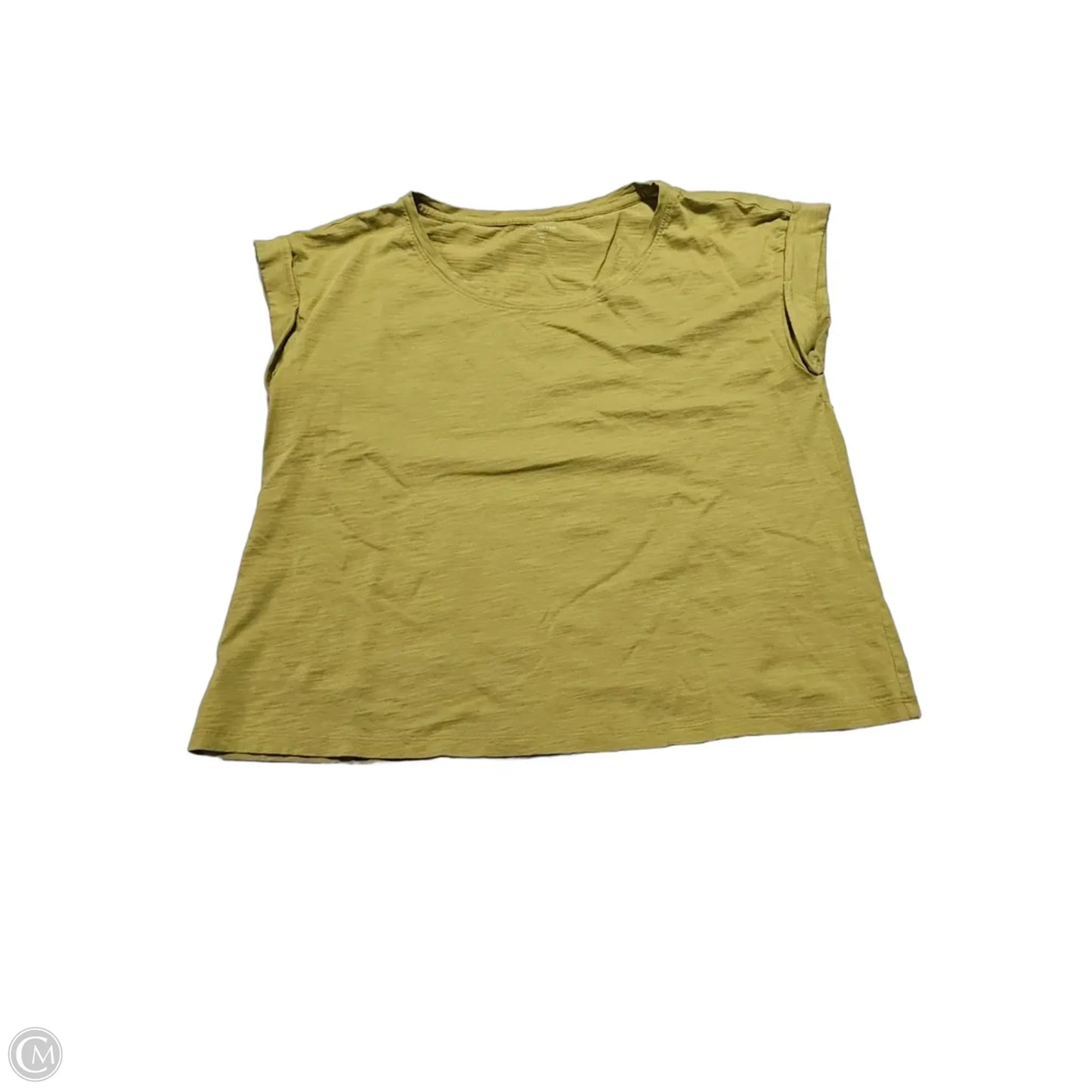 Top Short Sleeve By Garnet Hill In Green, Size: M