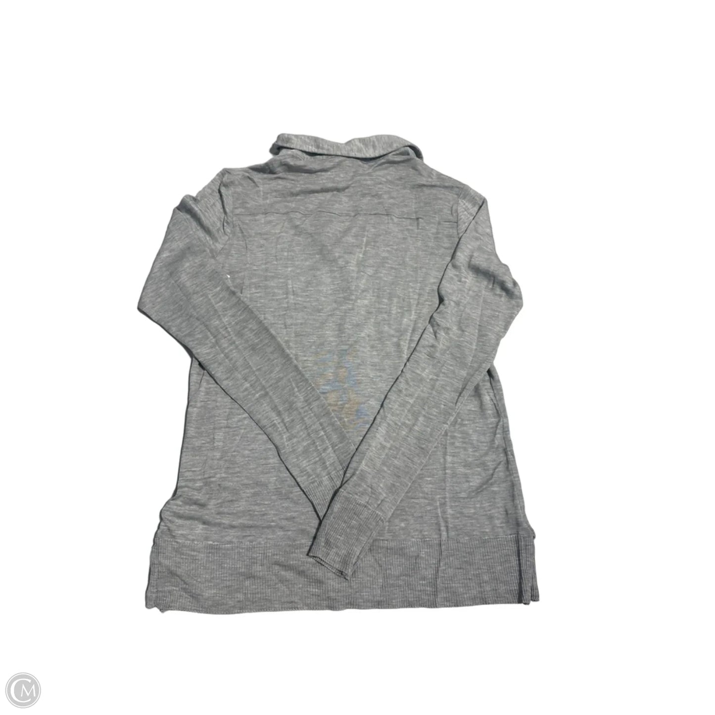 Top Long Sleeve By Reiss In Grey, Size: Xs