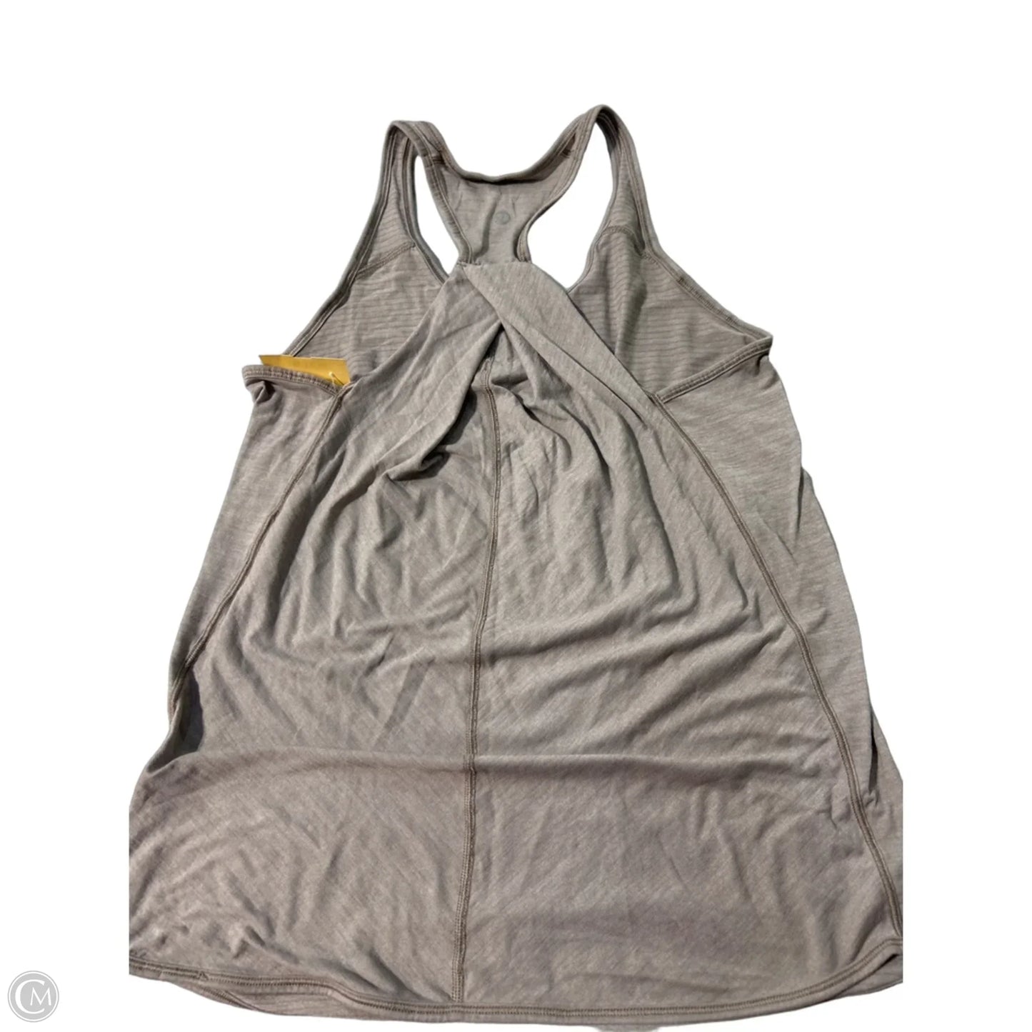 Athletic Tank Top By Lululemon In Grey, Size: M