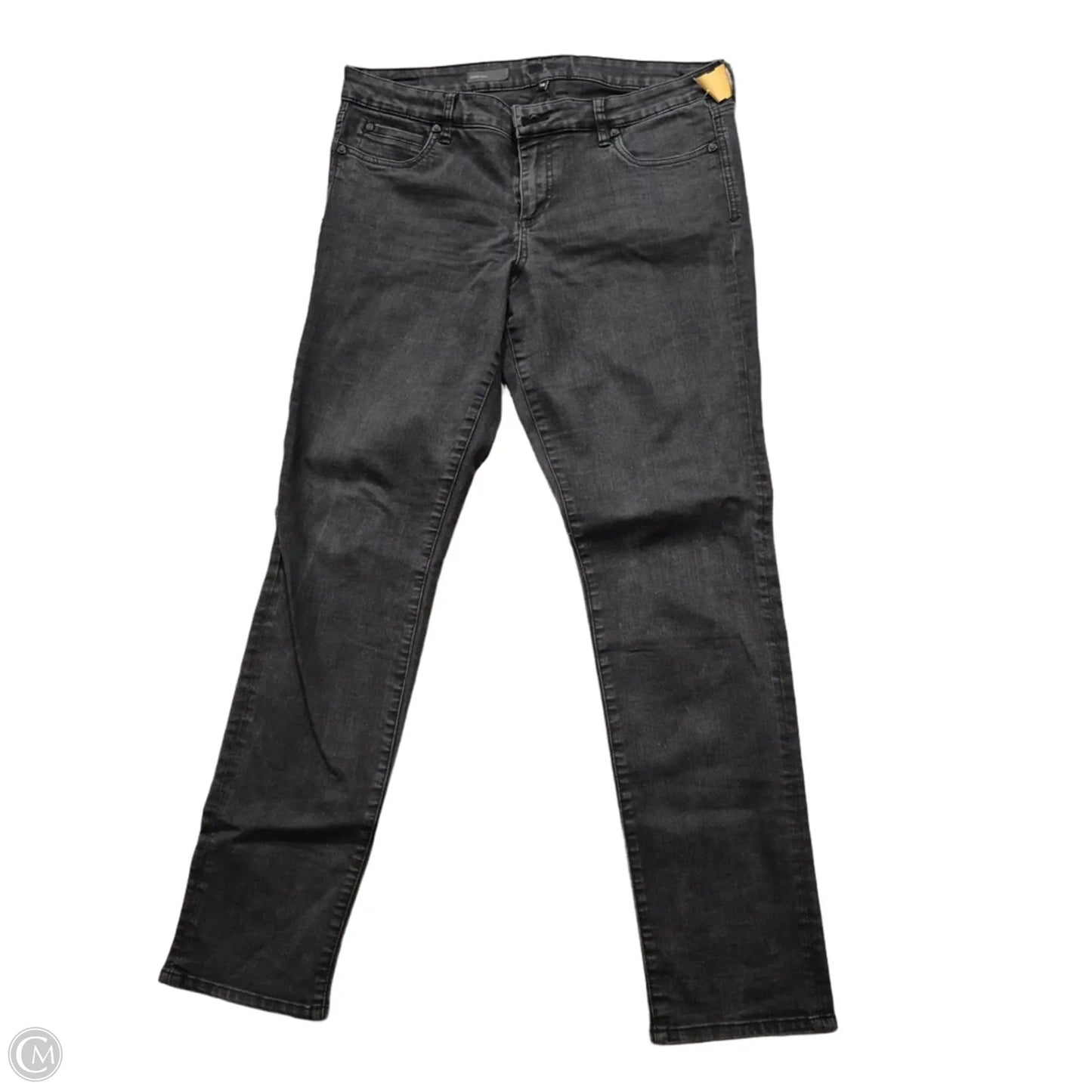 Jeans Skinny By Kut In Black Denim, Size: 14