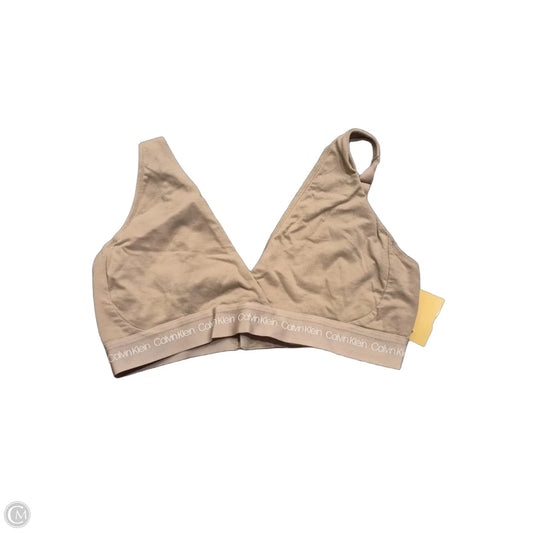 Bralette By Calvin Klein In Tan, Size: M