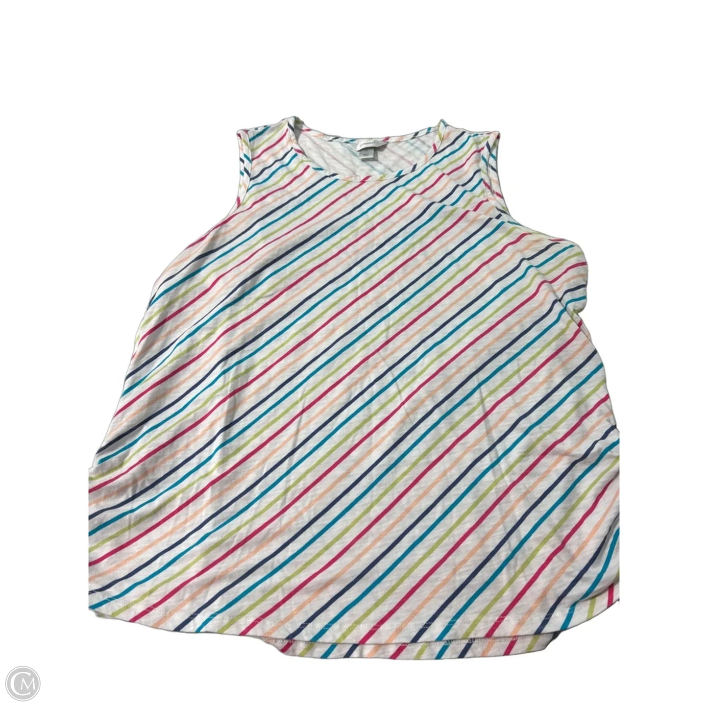 Tank Top By Cj Banks In Striped Pattern, Size: 2x