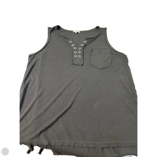 Tank Top By White Birch In Black, Size: 2x