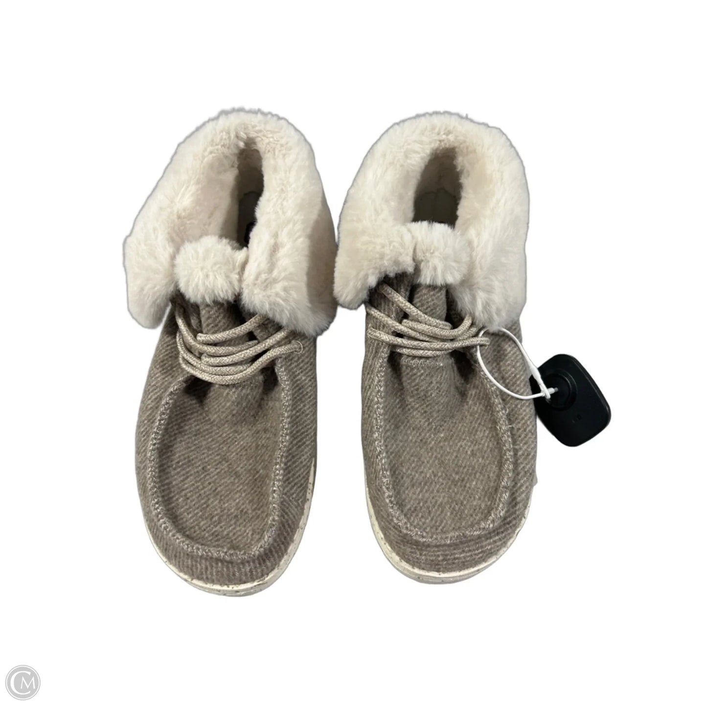 Shoes Flats By Hey Dude In Brown, Size: 6