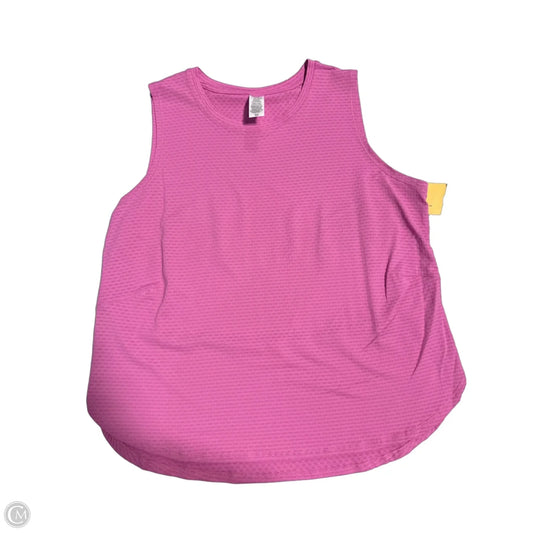 Athletic Tank Top By Rbx In Pink, Size: Xl